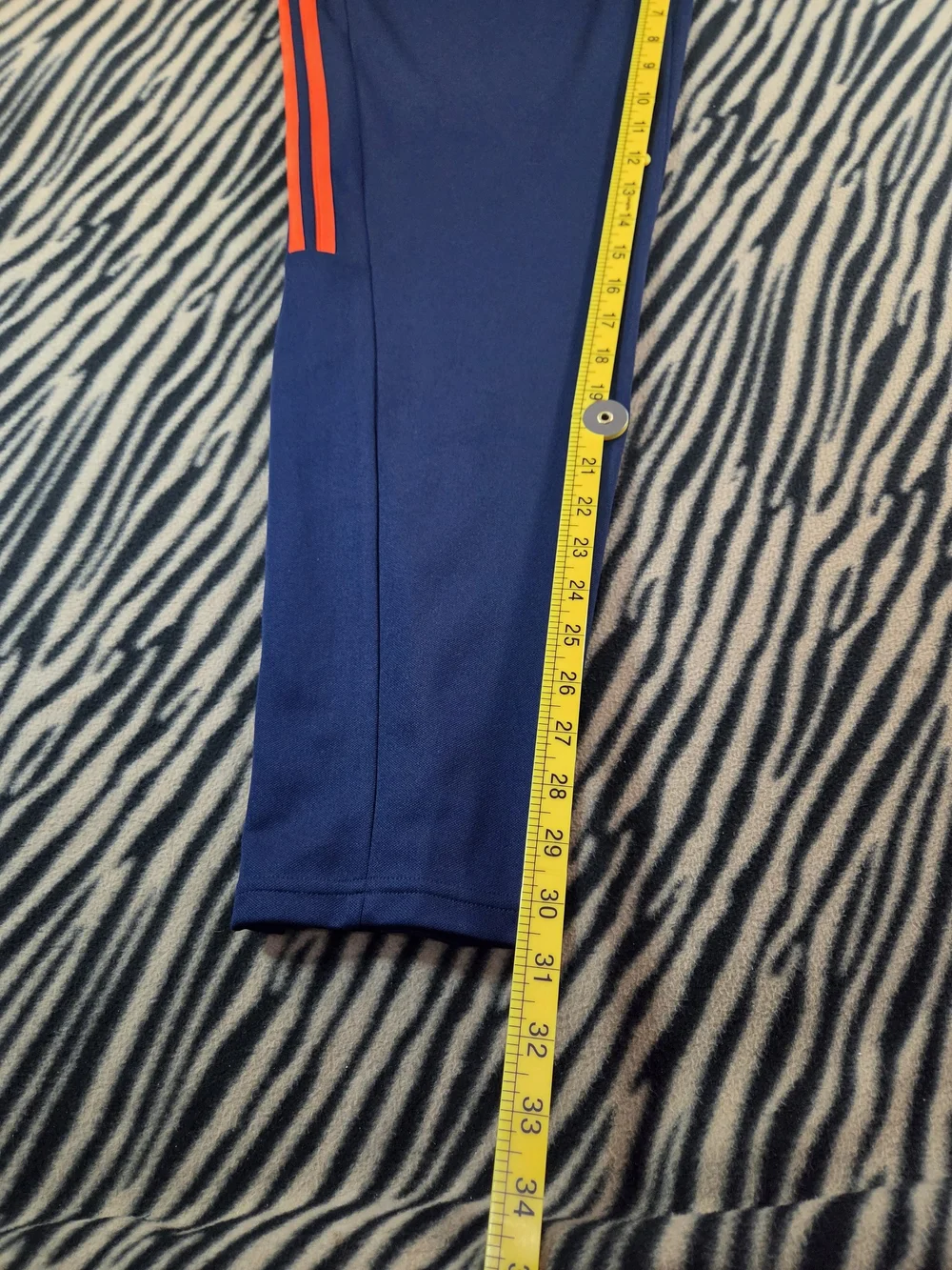 Adidas Tiro 21 Aeroready Track Pants Navy with White and Orange Size M